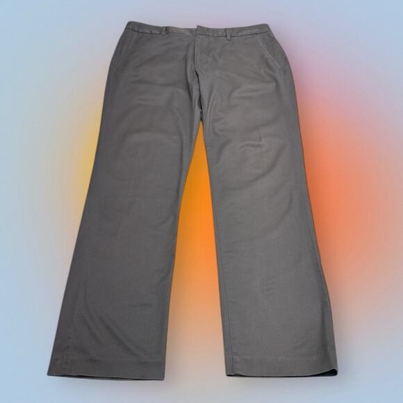 BONOBOS Men’s 34 x 32 FRIDAY SLIM Gray Chino pant - Picture 2 of 4